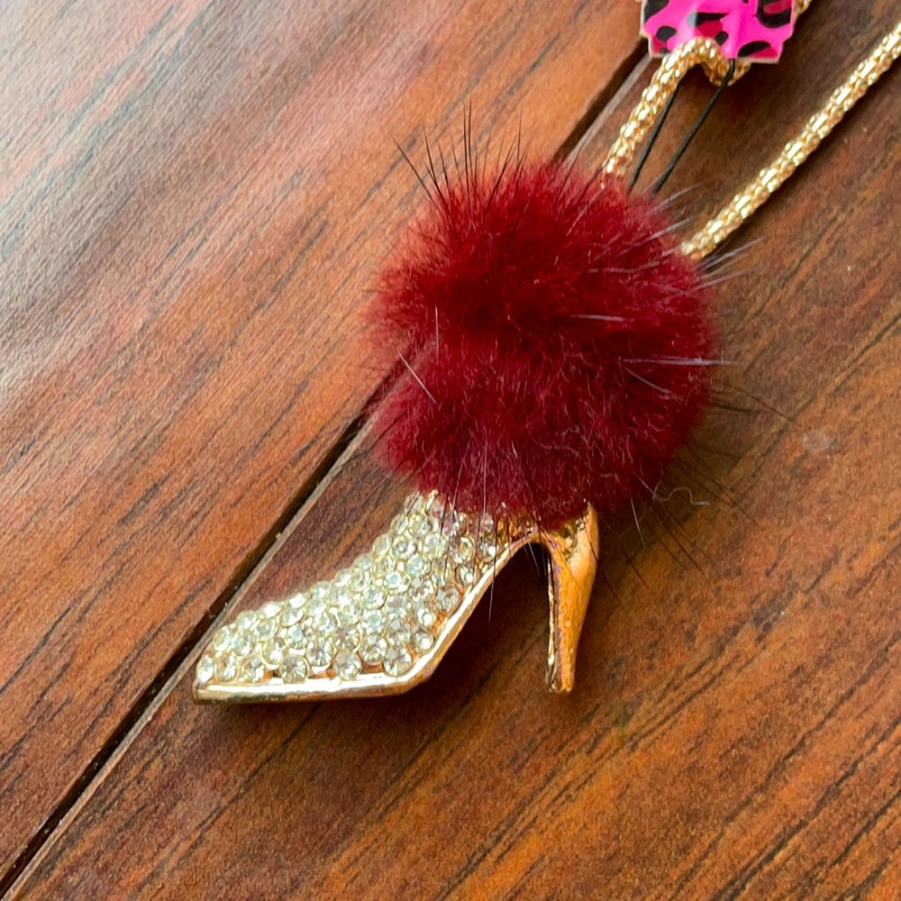 NWT BETSEY JOHNSON BOOT W/POOF, 29”